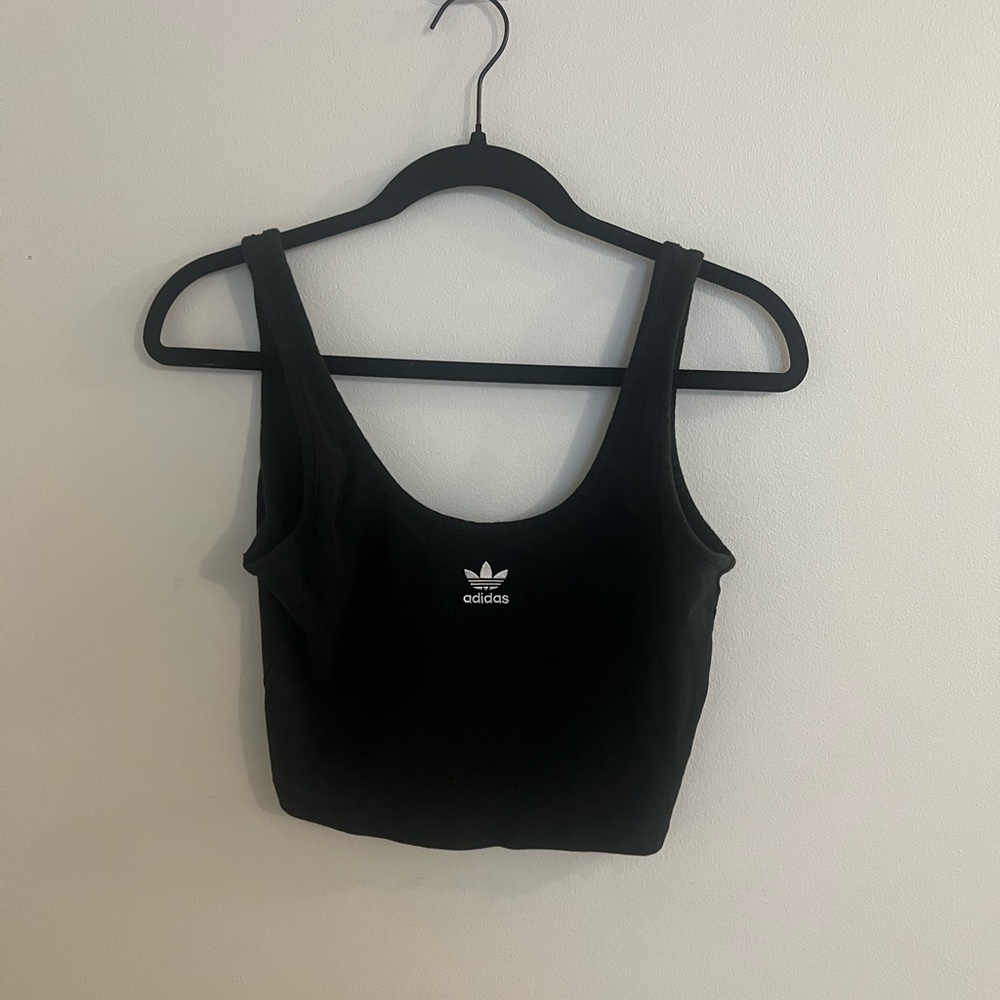Adidas Black Crop Top